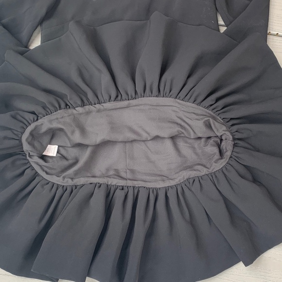 cinq a sept Cala Tie Neck Long Sleeve Shift Dress - Picture 6 of 14